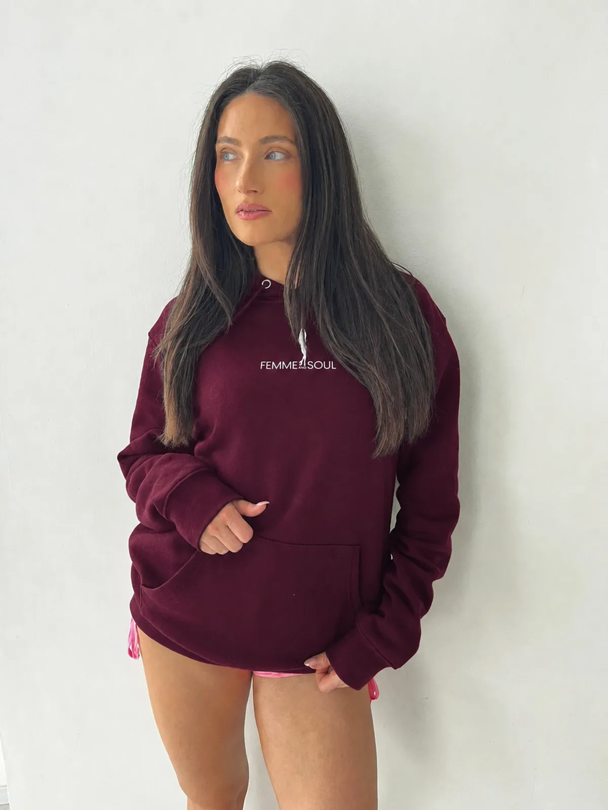 F&S Hoodie, Burgundy